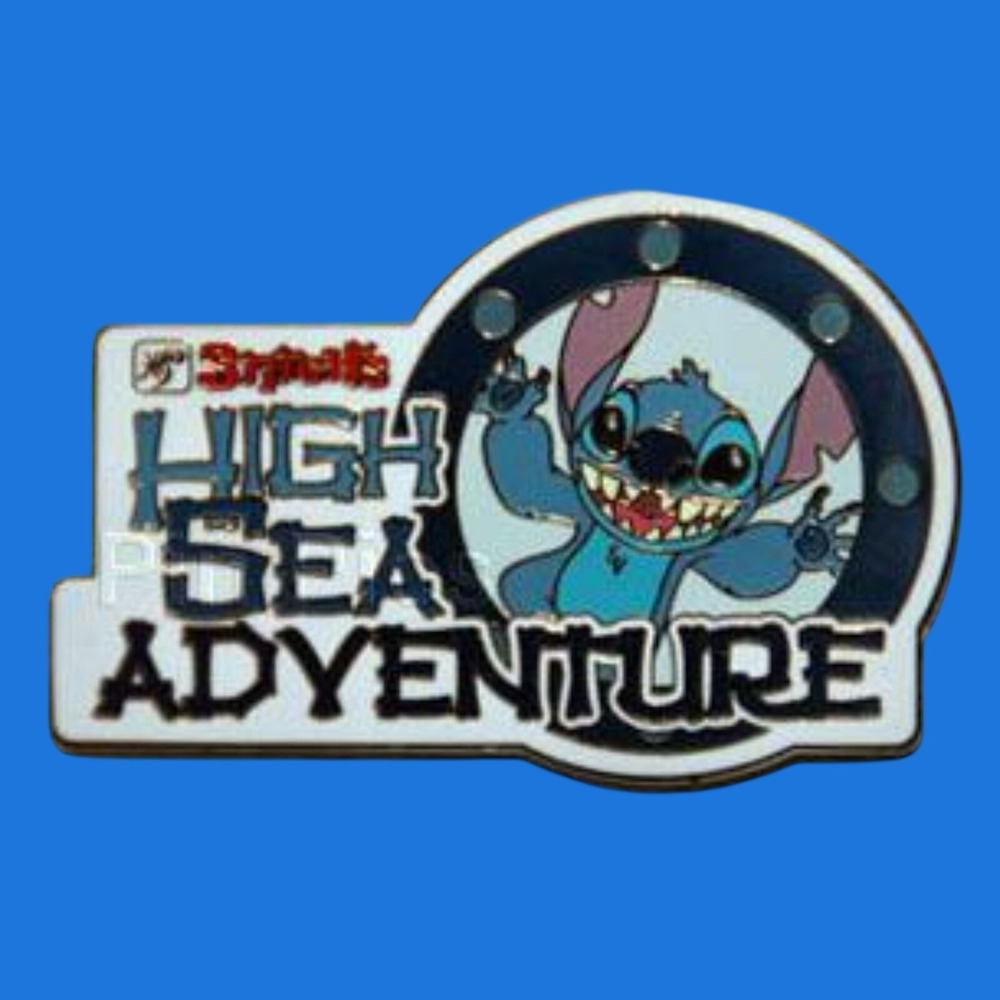 Disney Stitch High Sea Adventure Pin Limited Edition 750 Lilo & Stitch Nautical